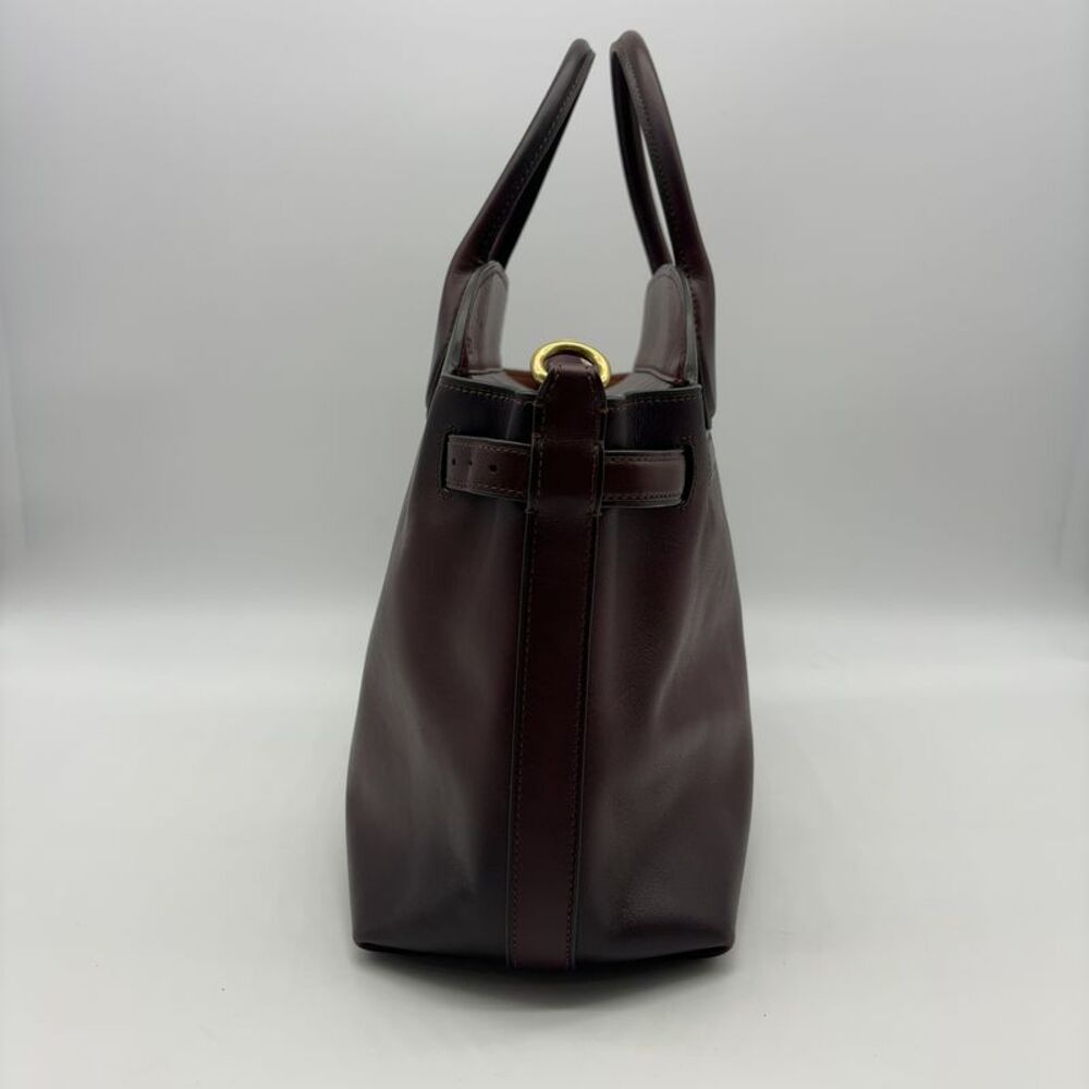 Coach Leather Satchel with Chain - Picture 6 of 6